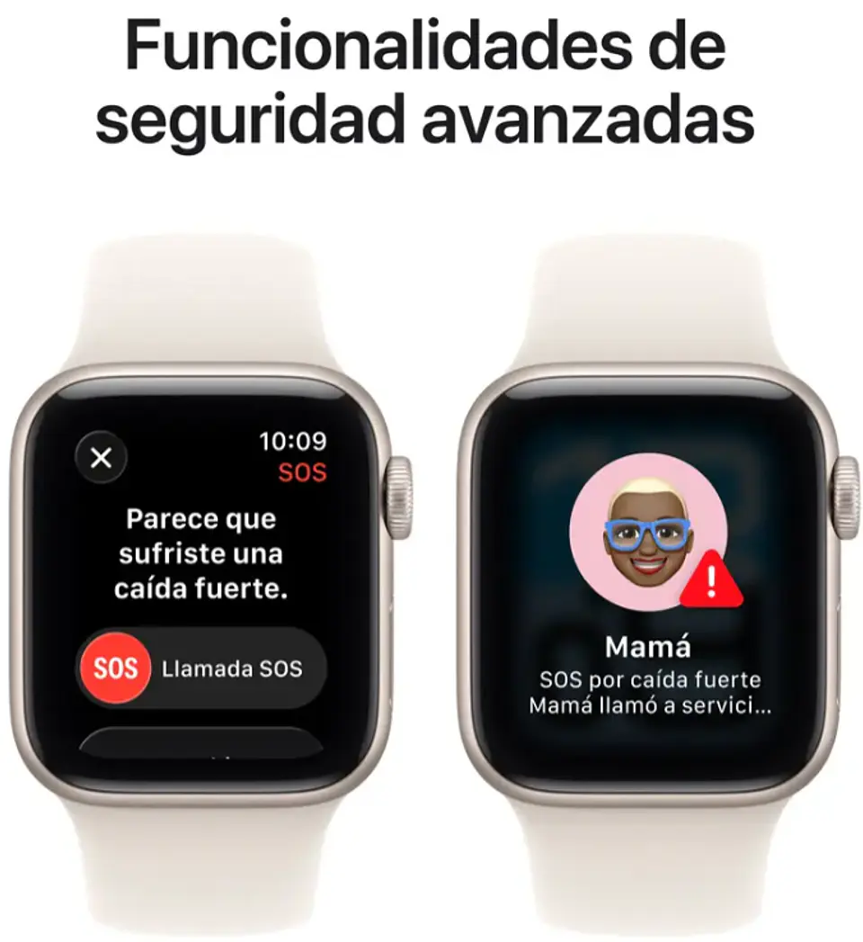 Smartwatch Apple Watch SE 3 GPS caja de aluminio color blanco estelar 6
