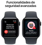 Apple Watch SE 3 GPS • Caja de aluminio color medianoche de 40 mm • Correa deportiva color medianoche - Miniatura 5