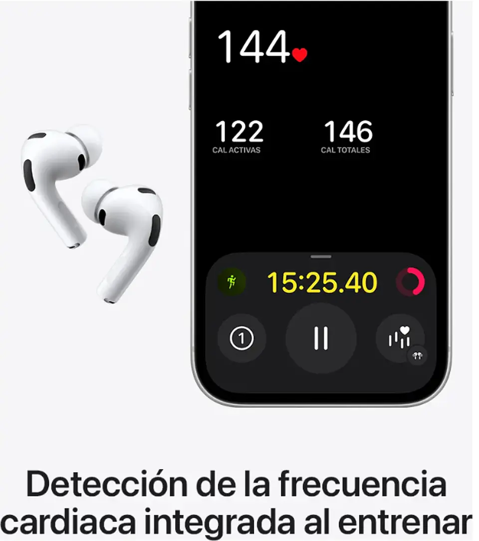 Apple AirPods Pro 3 Color Blanco Con Cancelación De Ruido 4