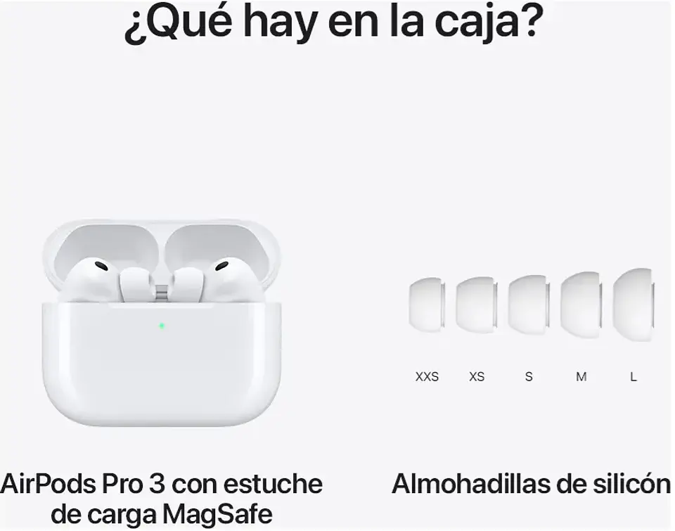Apple AirPods Pro 3 Color Blanco Con Cancelación De Ruido 9