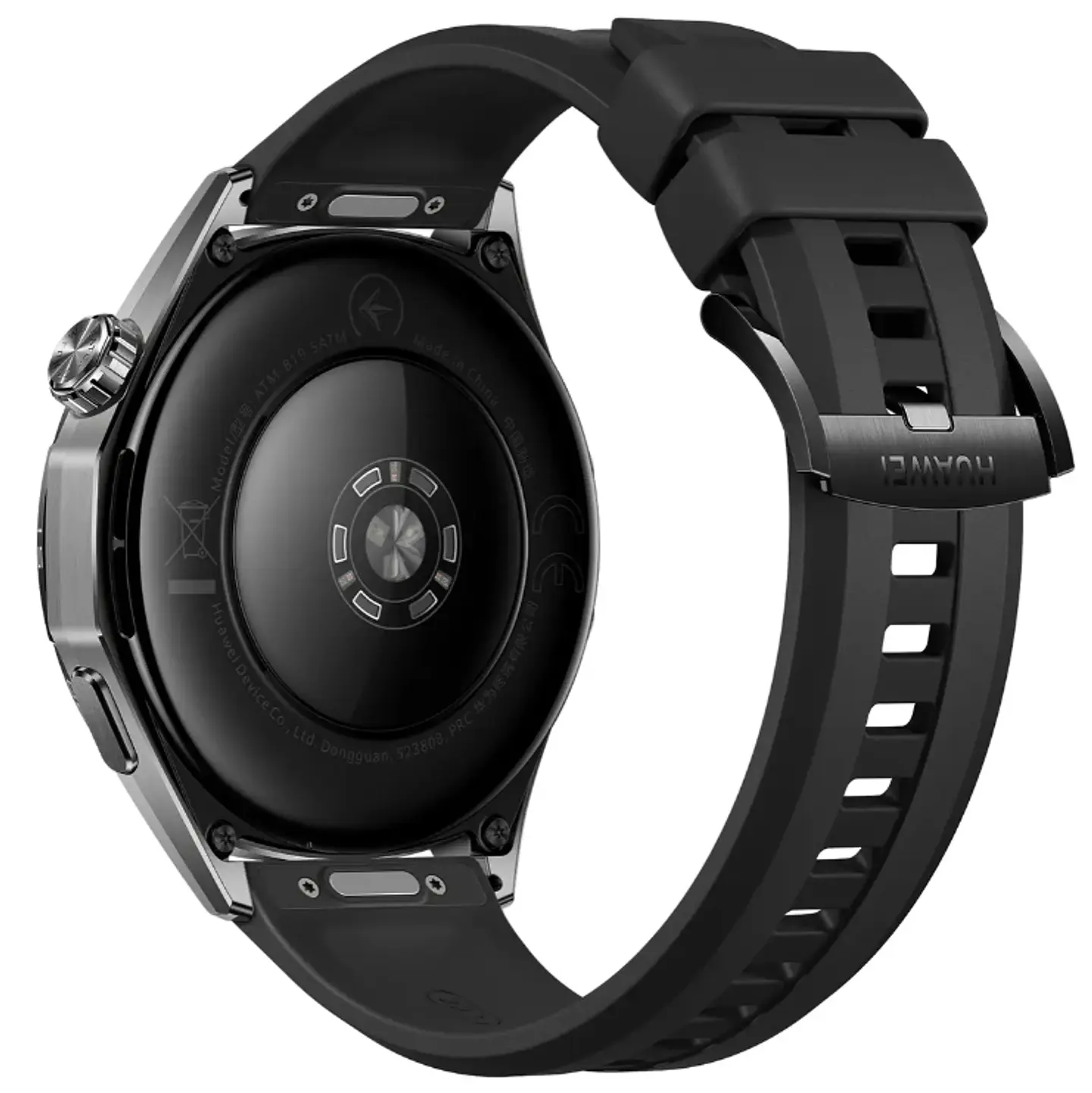 Reloj Atum-b19 Gt6 46mm Acero Inoxidable Color Negro Huawei 2