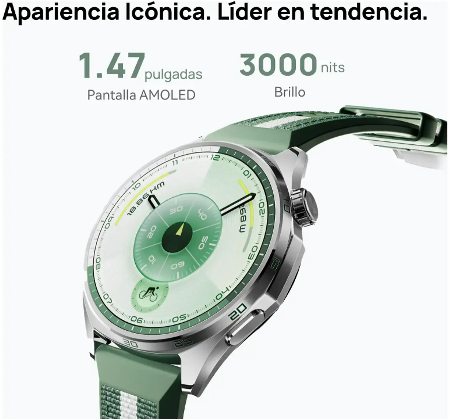 Reloj Atum-b19 Gt6 46mm Acero Inoxidable Color Negro Huawei 5