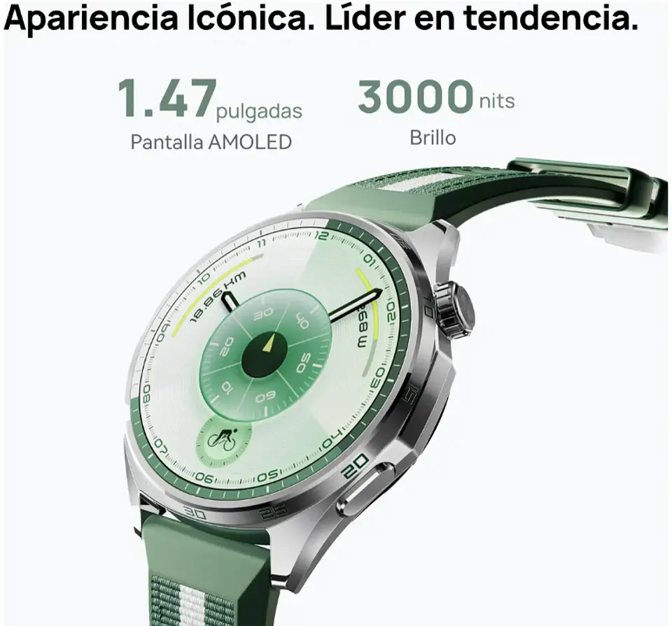 Reloj Atum-b19 Gt6 46mm Acero Inoxidable Color Negro Huawei 5