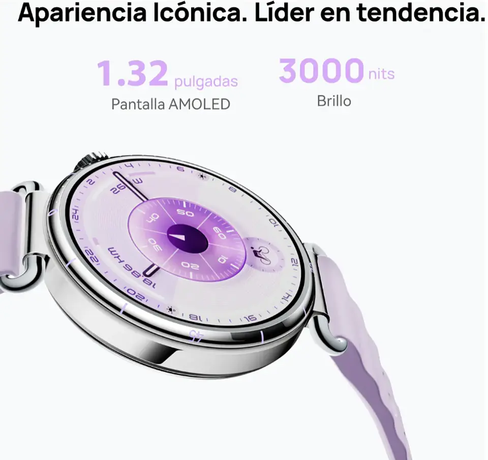 Smartwatch Gt 6 41mm Caucho Morado Para Mujer Huawei 5