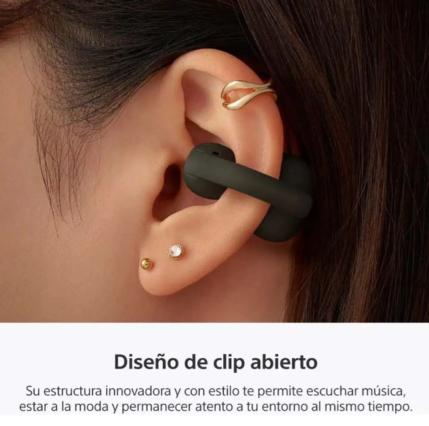 Audífonos Inalámbricos Sony Linkbuds Clip Wf-lc900 Negro 2