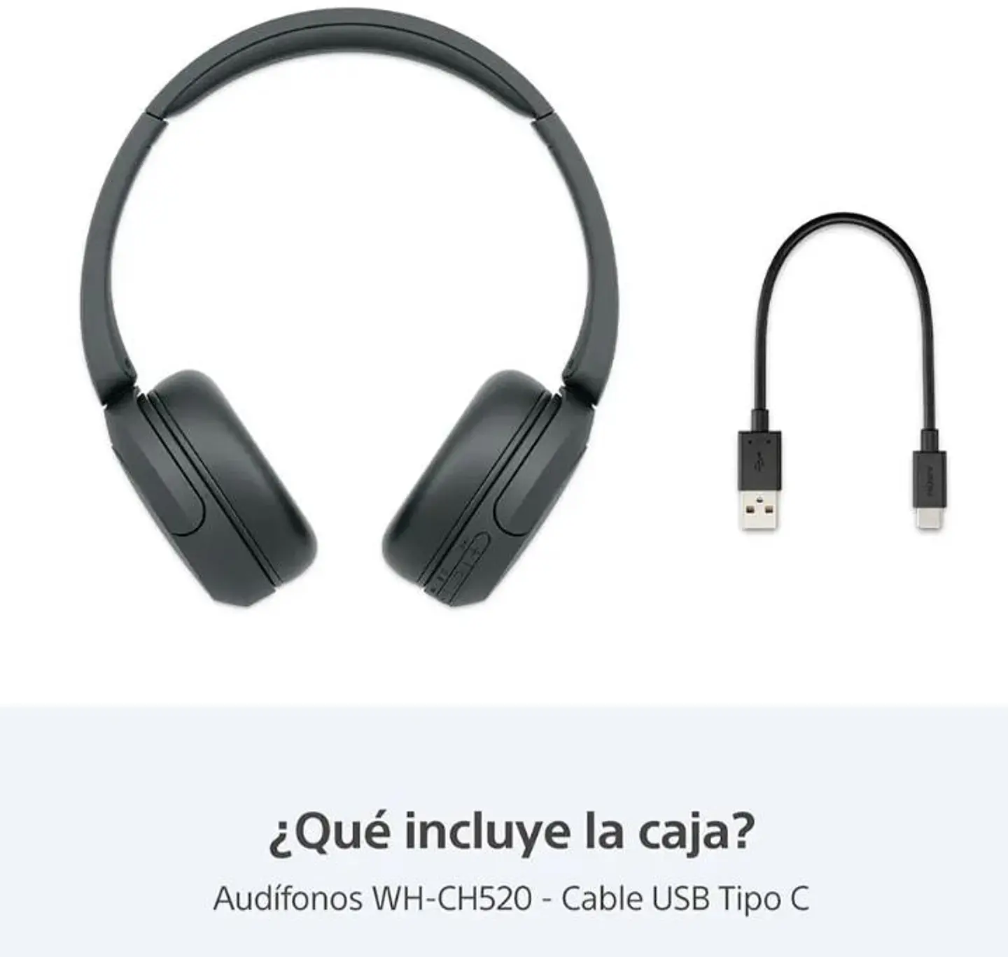 Audífonos Inalámbricos Sony Wh-ch520 Negro 6