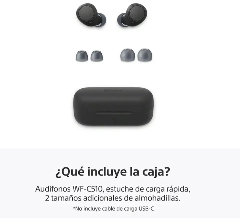 Audífonos Sony True Wireless Wf-c510 Color Negro 5