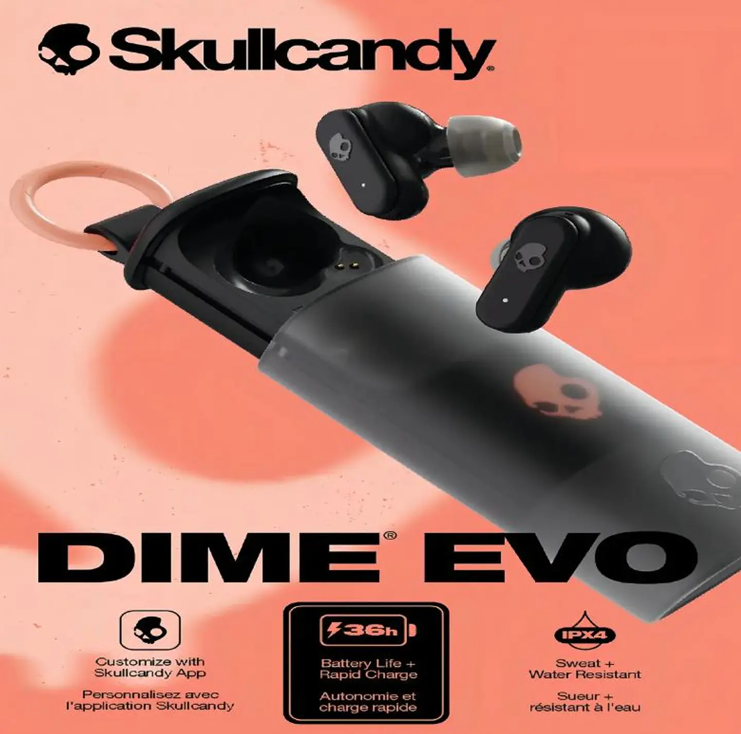 Audífonos Skullcandy Tw Dime Evo In-ear Inalámbricos 4
