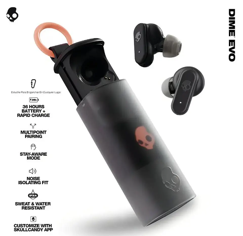 Audífonos Skullcandy Tw Dime Evo In-ear Inalámbricos 5