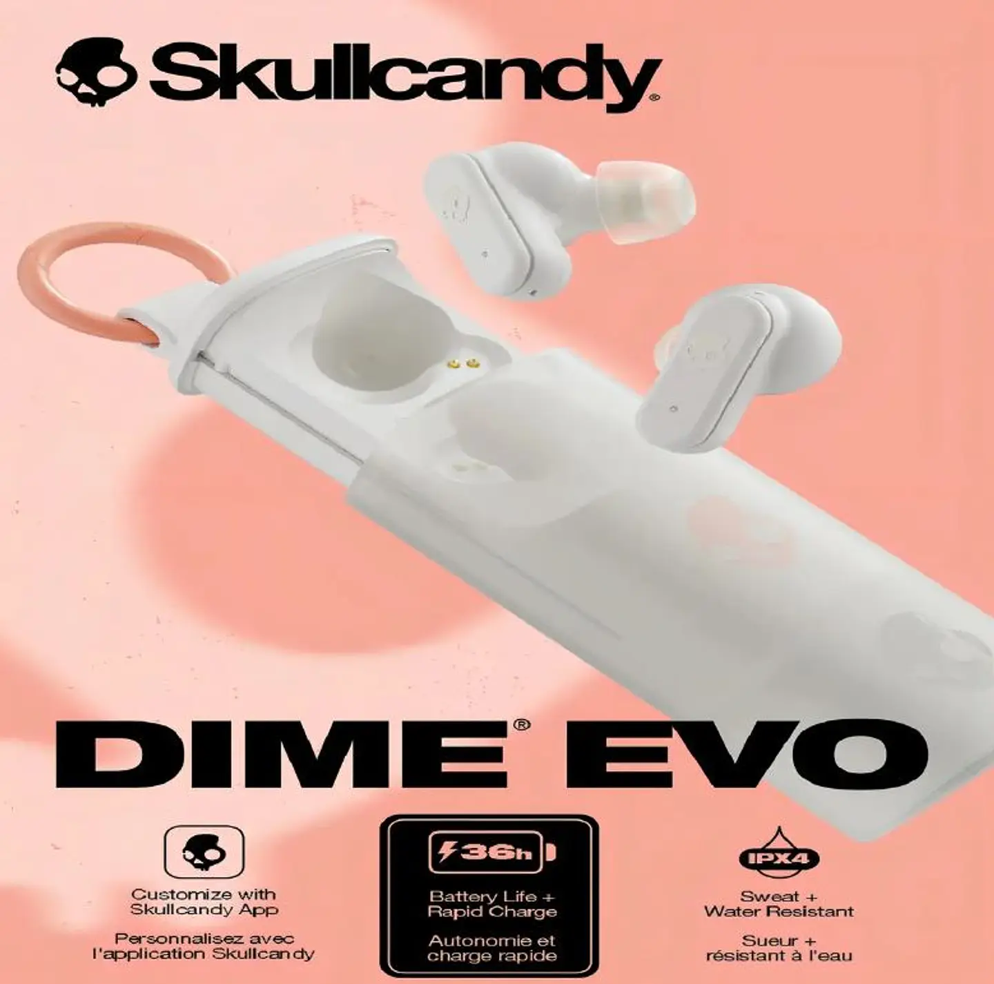 Audífonos Skullcandy Tw Dime Evo In-ear Inalámbricos 7