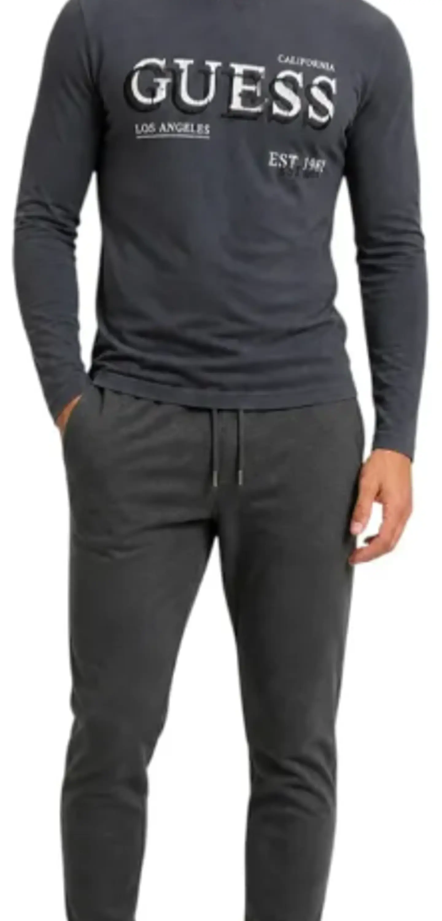 Playera Guess Hombre Manga Larga 1