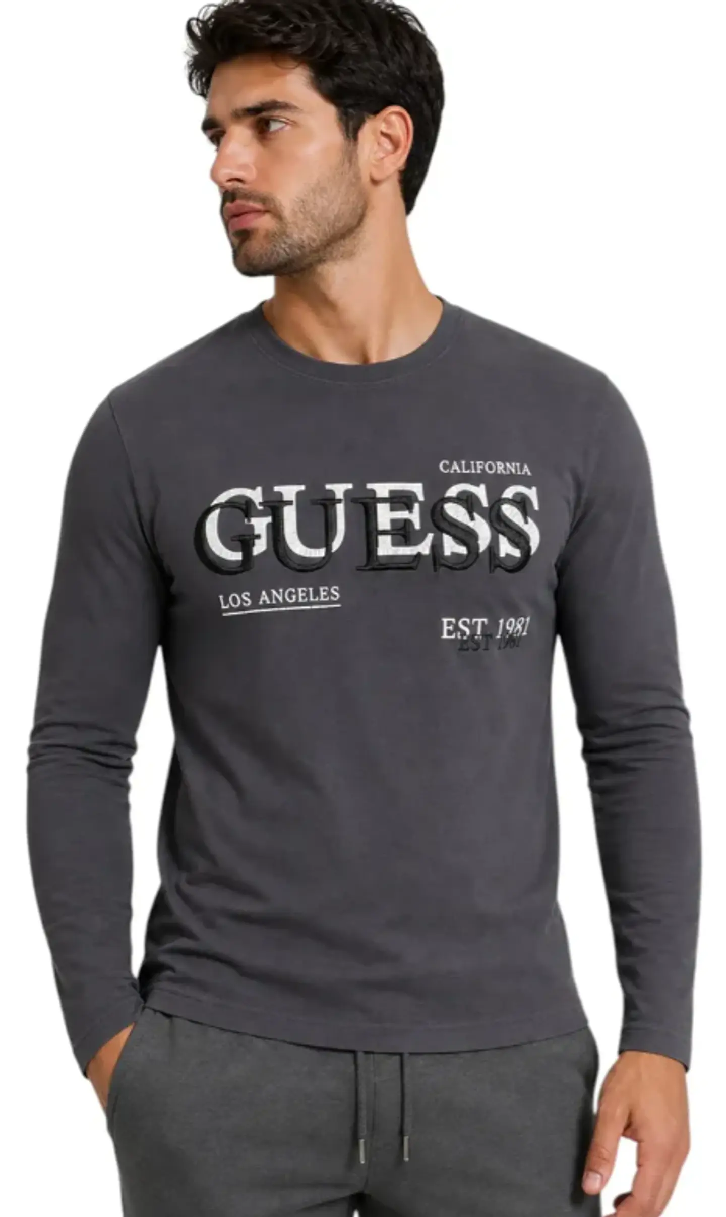 Playera Guess Hombre Manga Larga 3