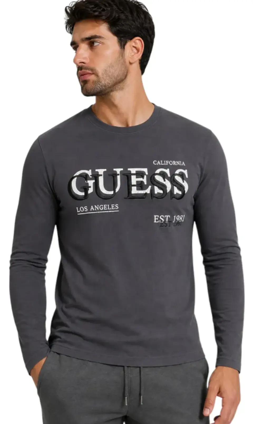 Playera Guess Hombre Manga Larga 3