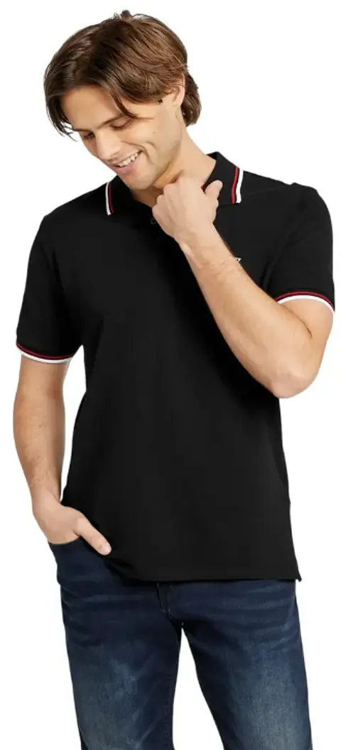 Playera Polo Guess Manga Corta Para Hombre - 100% Algodón