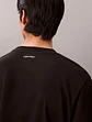 Playera Negra Graphic Seasonal De Hombre Calvin Klein - Miniatura 4