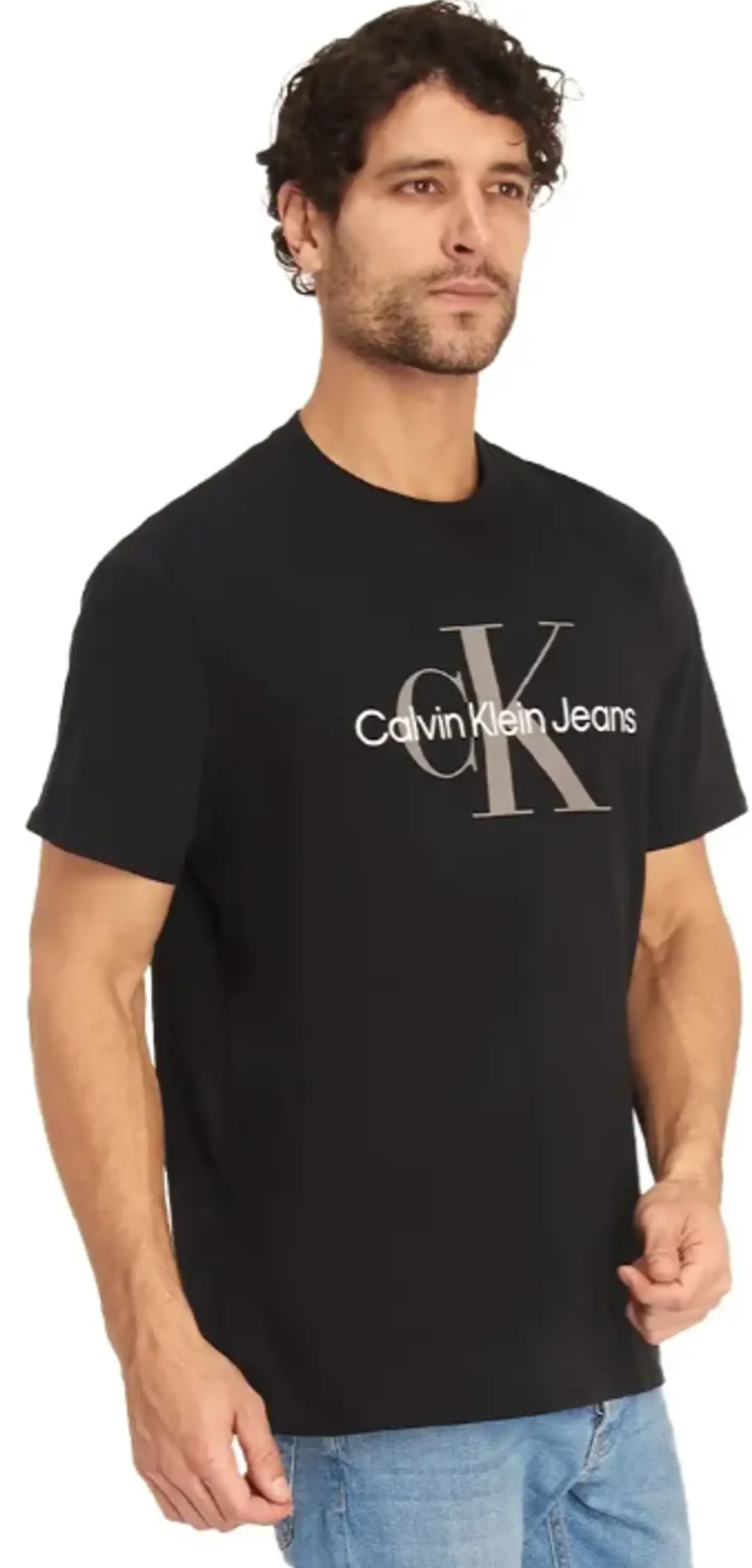 Playera Calvin Klein Con Logo Estampado Para Hombre 5