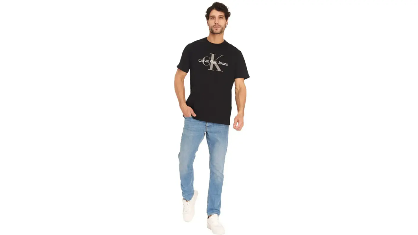 Playera Calvin Klein Con Logo Estampado Para Hombre 1