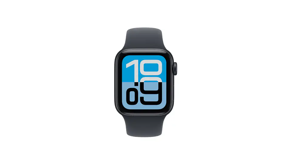 Apple Watch SE 3 GPS • Caja de aluminio color medianoche de 40 mm • Correa deportiva color medianoche 2