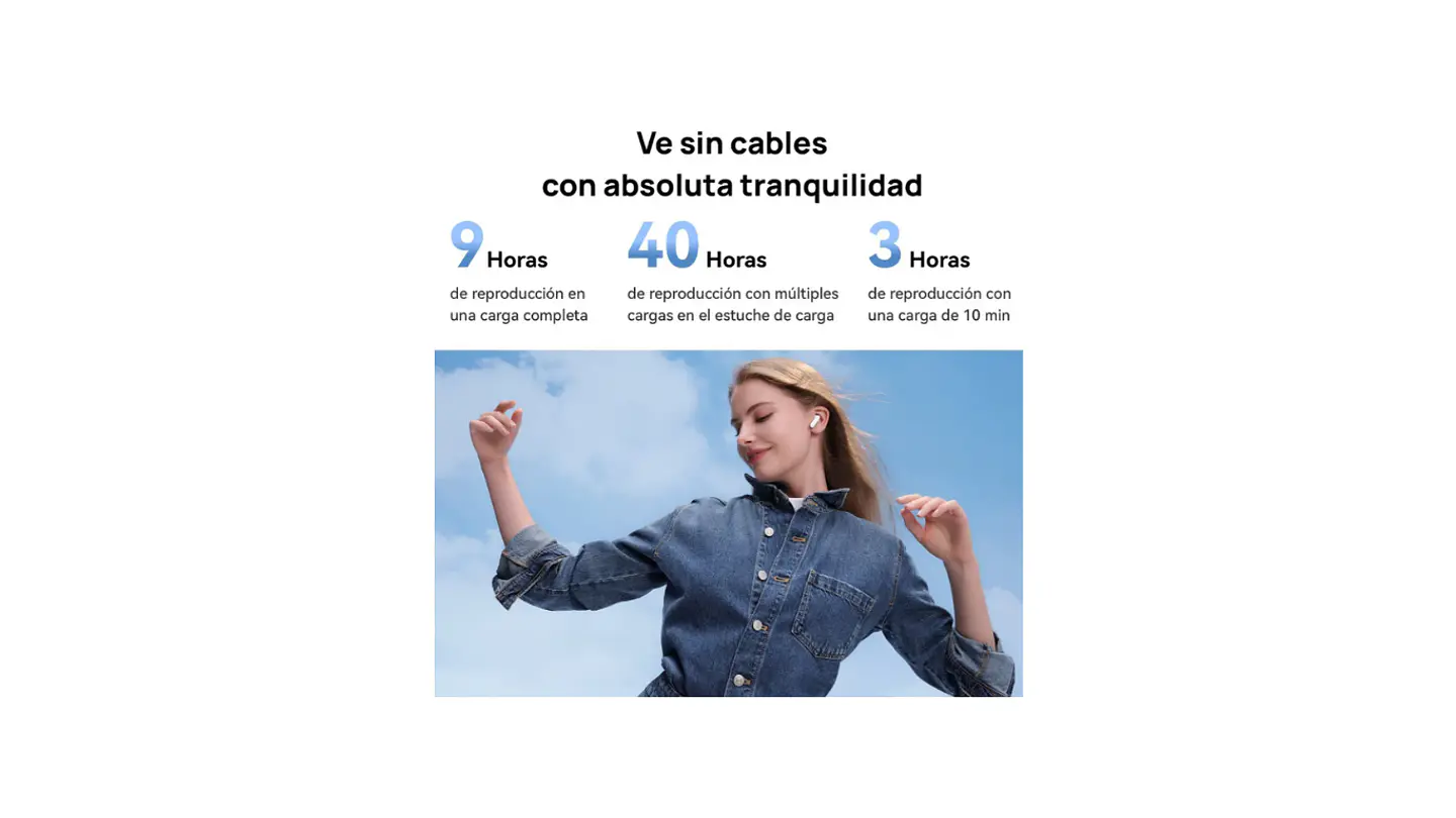 Audífonos In-ear Huawei FreeBuds SE 2 Bluetooth Azul con Micrófono 5