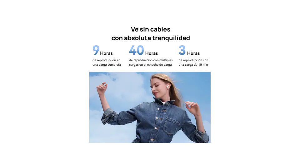 Audífonos In-ear Huawei FreeBuds SE 2 Bluetooth Azul con Micrófono 5