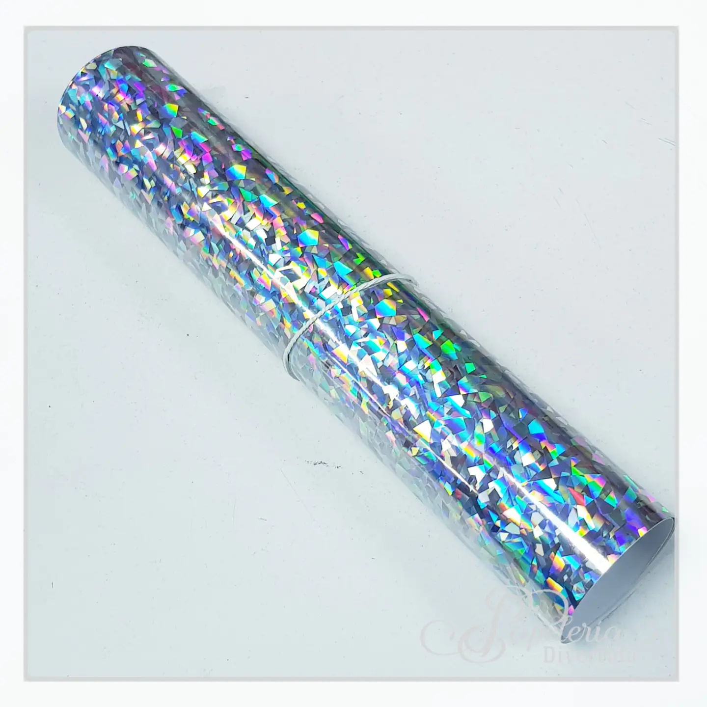 Rollo 30cm x 5mts Vinilo Holográfico Decorativo  2