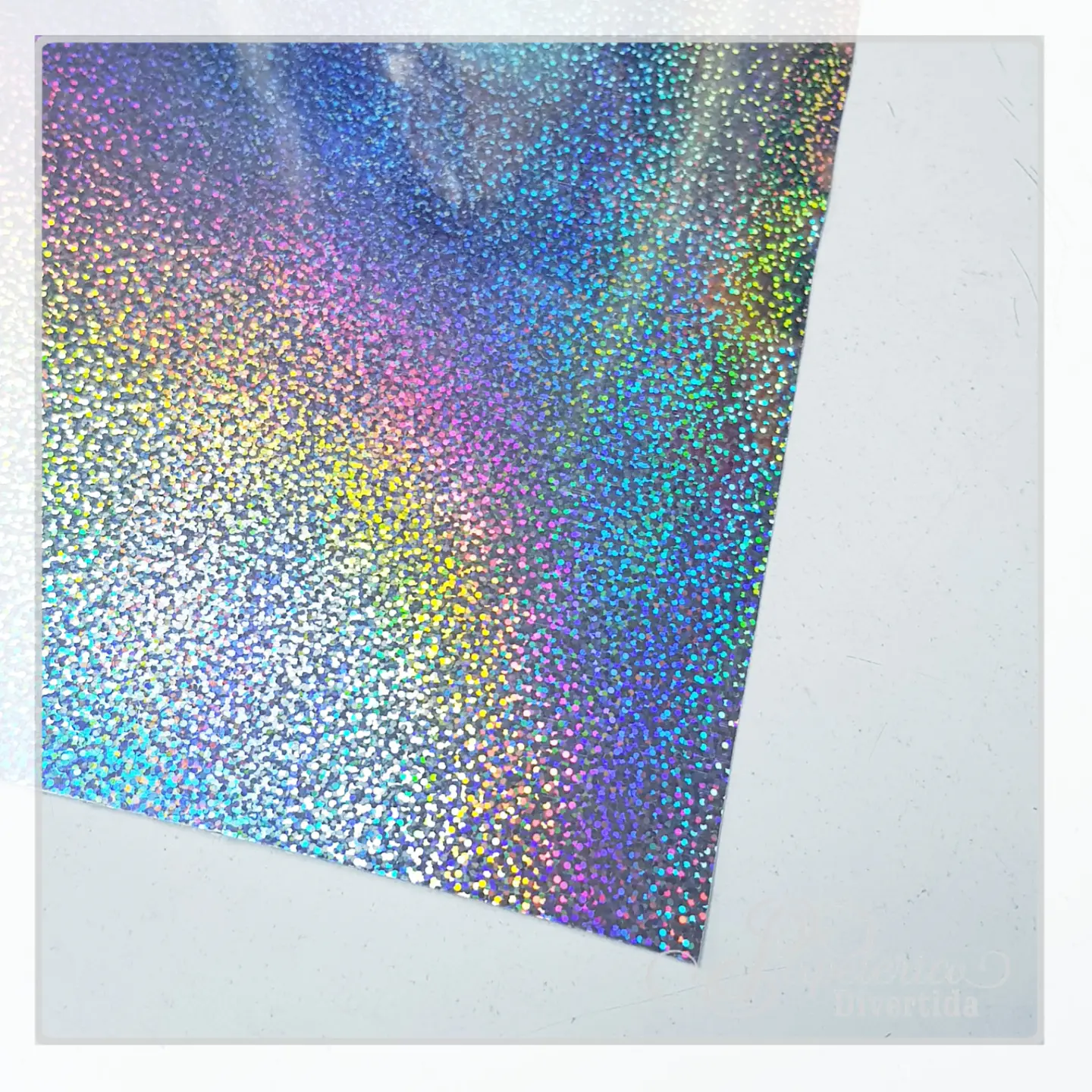 Rollo 30cm x 5mts Vinilo Holográfico Decorativo  5
