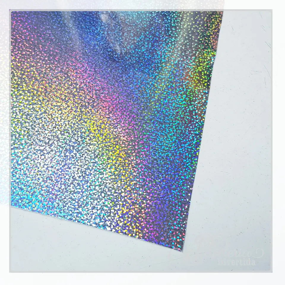 Rollo 30cm x 5mts Vinilo Holográfico Decorativo  5