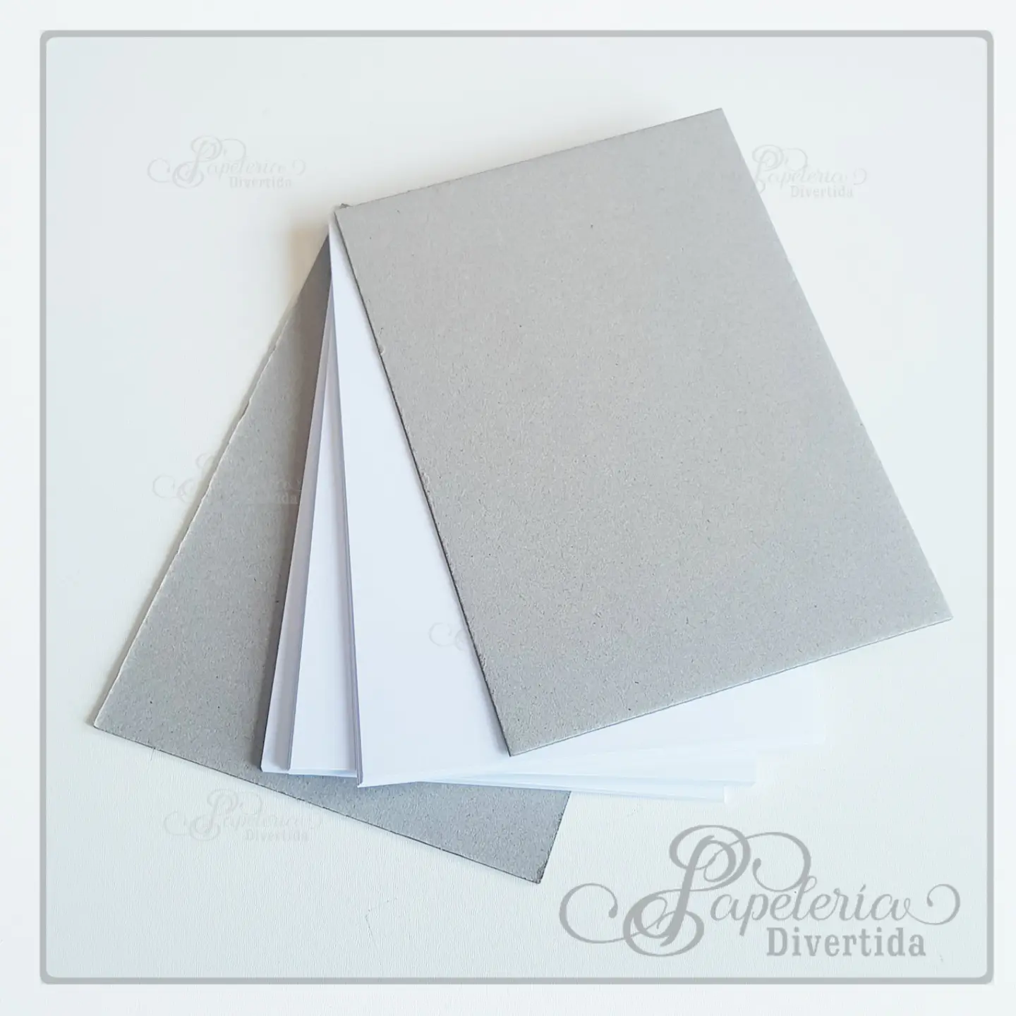 A5 Kit Bond Blanco 90grs Carton piedra 1.5mm 1