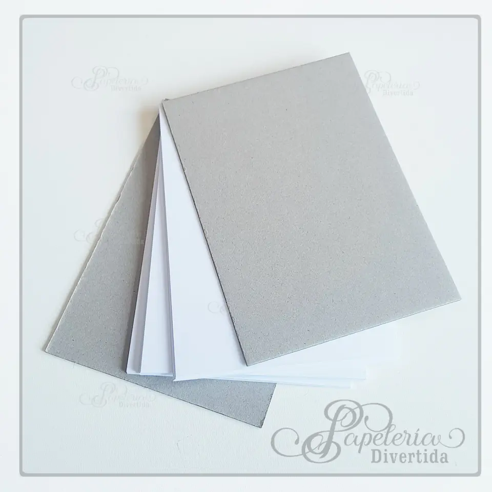 A5 Kit Bond Blanco 90grs Carton piedra 1.5mm 1