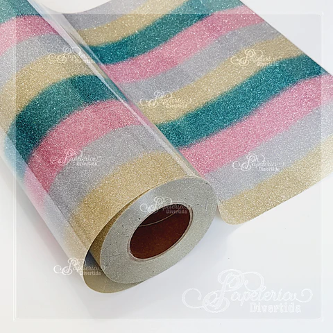 Vinilo glitter textil diseños