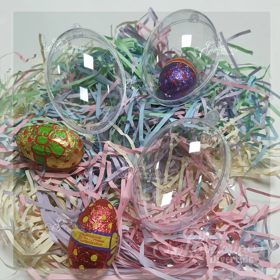 Huevos acrilicos pequeños 10 unidades 3