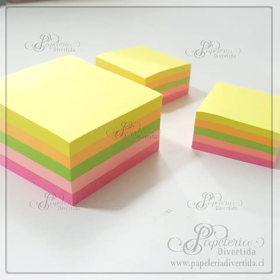 Notas Adhesivas - POST IT cubo 7,5 x 7,5 cm 1