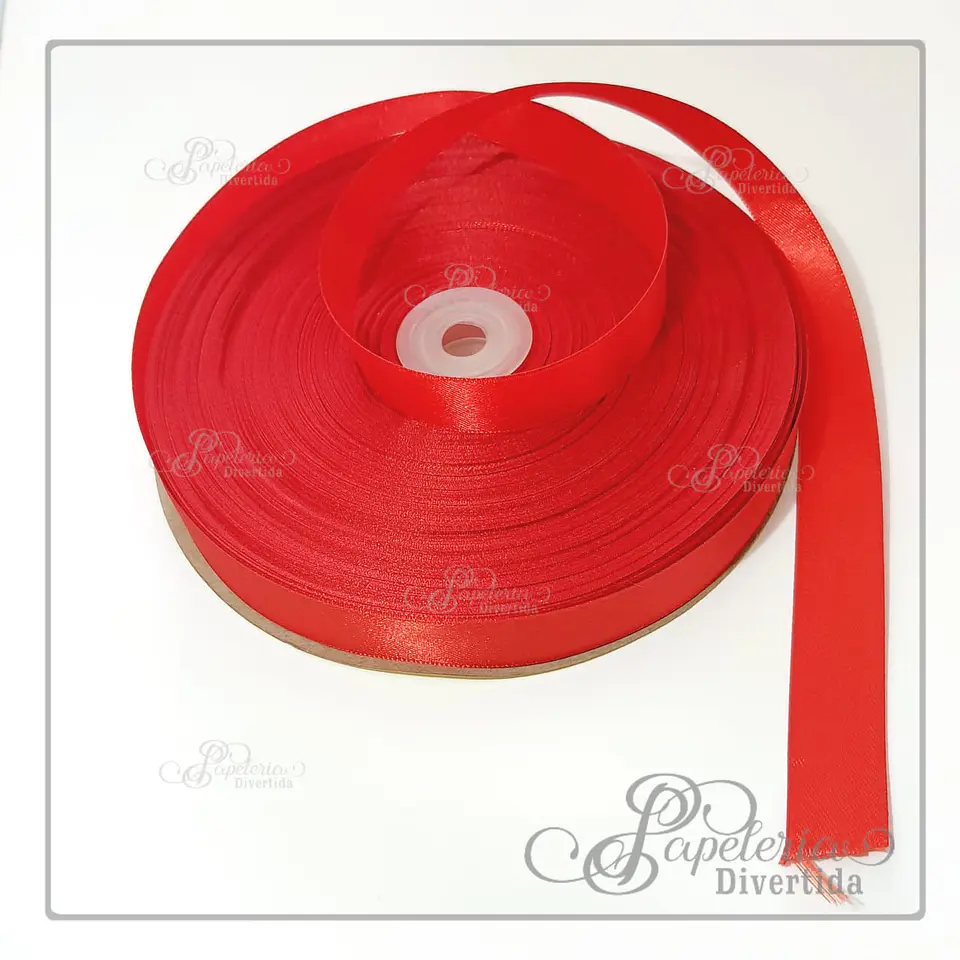 Cinta Satin Rojo  1