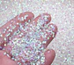 Glitter Tube Confetti blanco Tornasol  - Miniatura 2