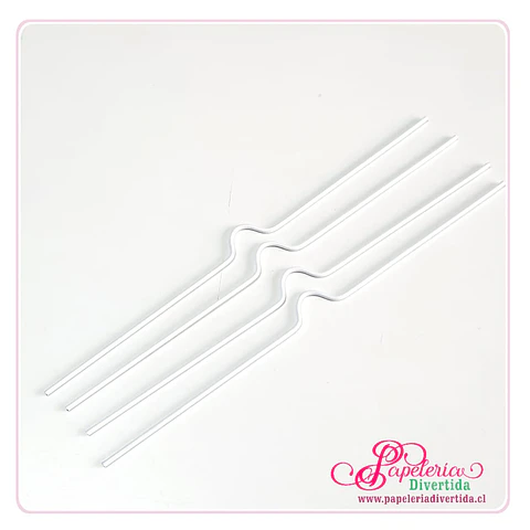 Colgador calendario 20cm largo 25 unidades Blanco