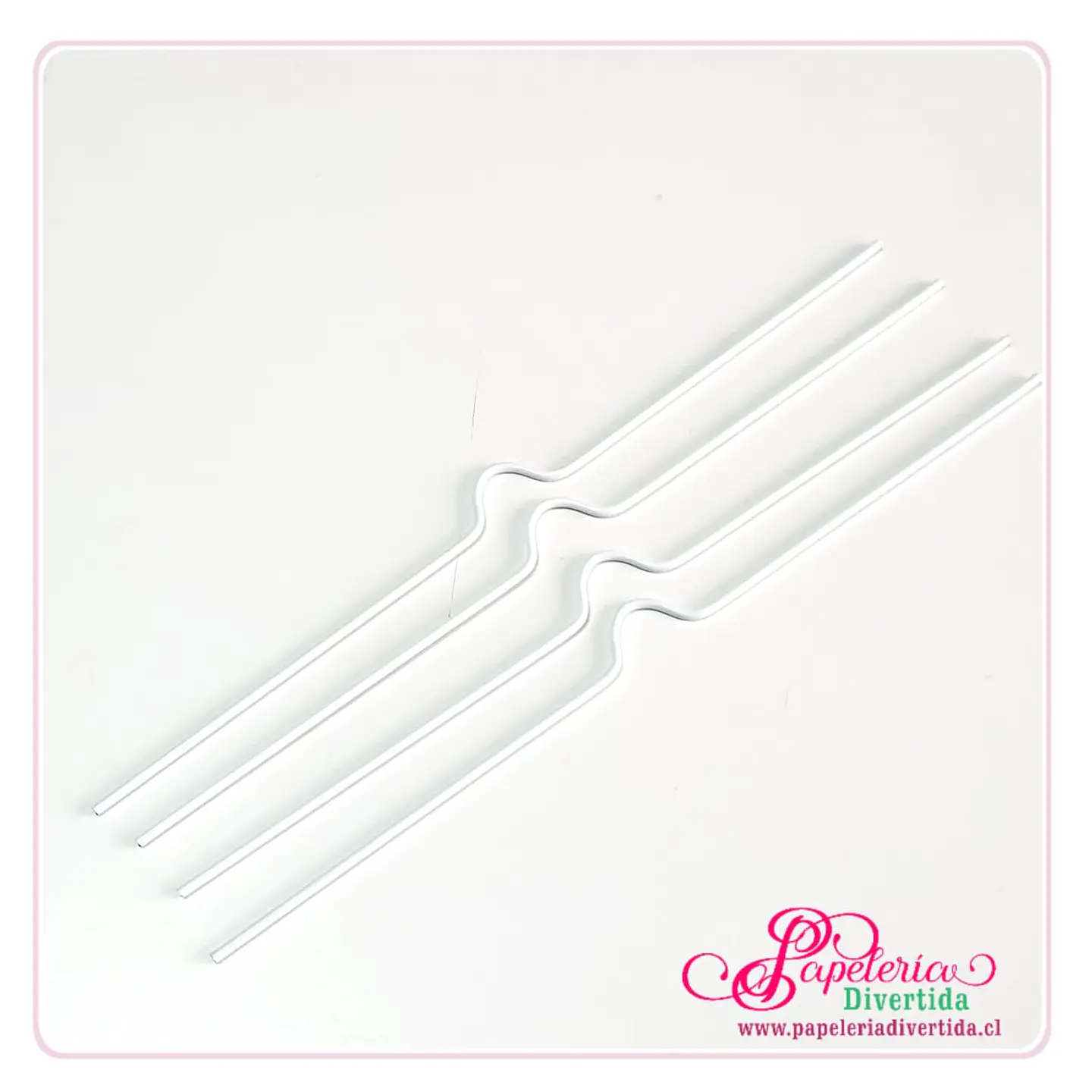 Colgador calendario 20cm largo 25 unidades Blanco 1