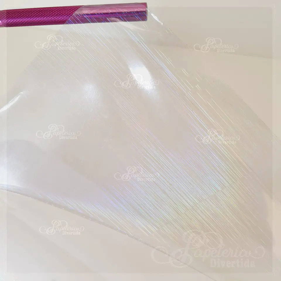 Laminado en Frio Holográfico  Rain, LLuvia, Seda, Lineas 1