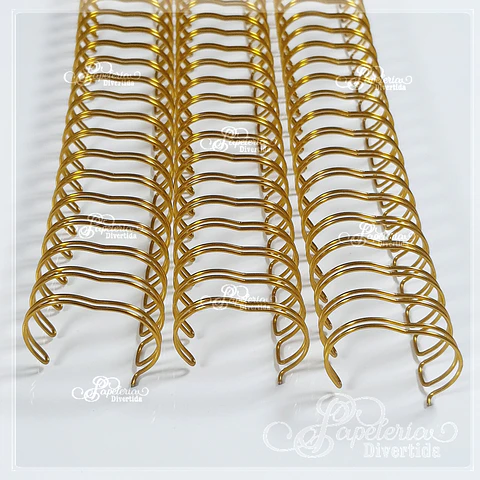 Anillos Metálicos 25,4mm - 1" Gold