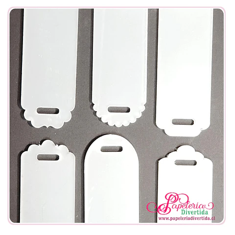 Marcapáginas Acrílico Transparente 3mm