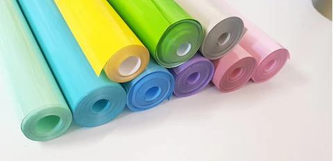 Vinilo Textiles  PU Colores 30cm ancho, venta por metro lineal