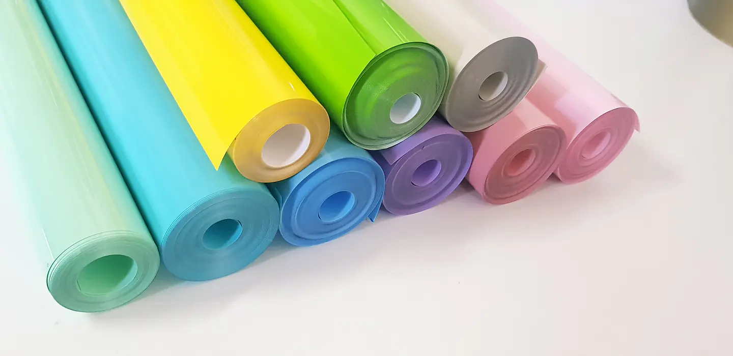 Vinilo Textiles  PU Colores 30cm ancho, venta por metro lineal 1