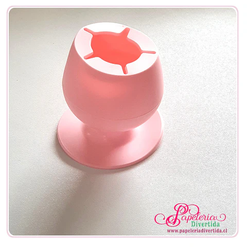 Copita Recolectora de Silicona Rosada