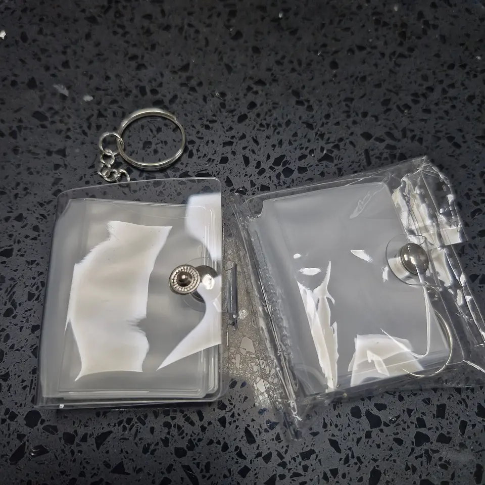 10 llaveros porta fotos libretita pvc  1