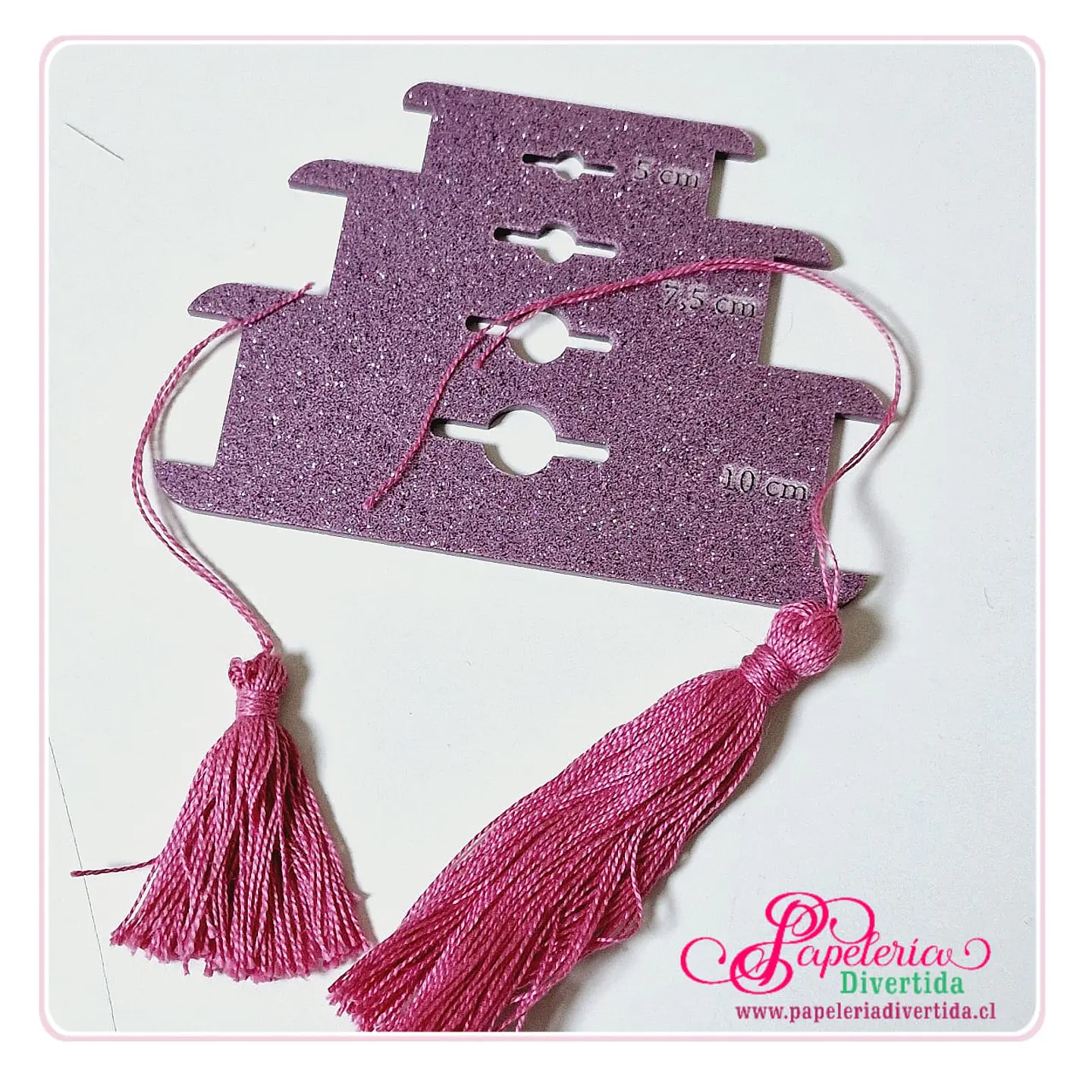 Regla para hacer borlas - Tassel maker 1