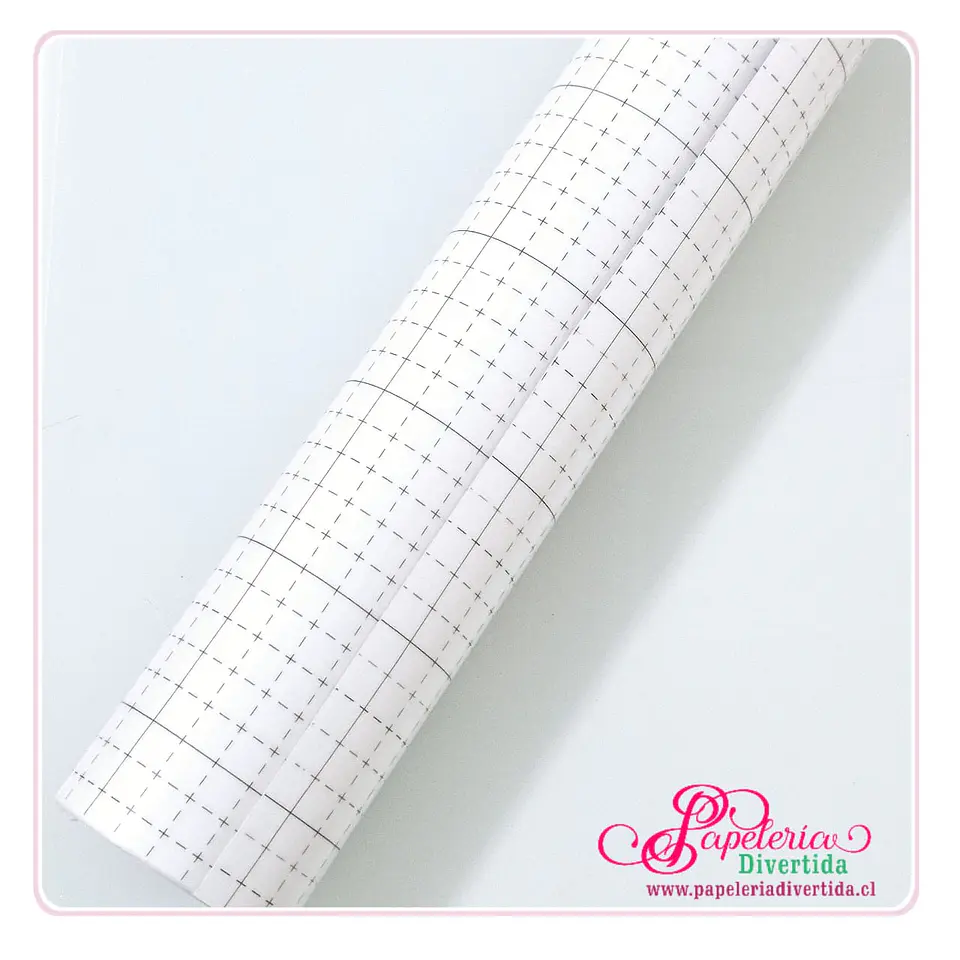 Rollo 10mts  traspaso vinilo decorativo cuadricula negra 2