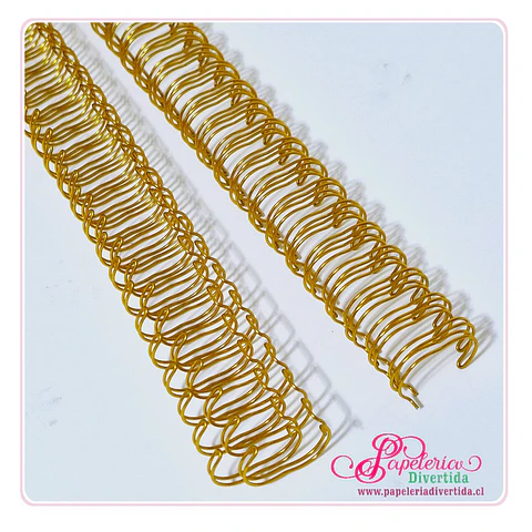 Anillos Metálicos 3/4 - 19mm Gold