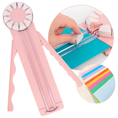 GUILLOTINA PREPICADORA MANUAL 12 EN 1 CIZALLA CORTA PAPEL