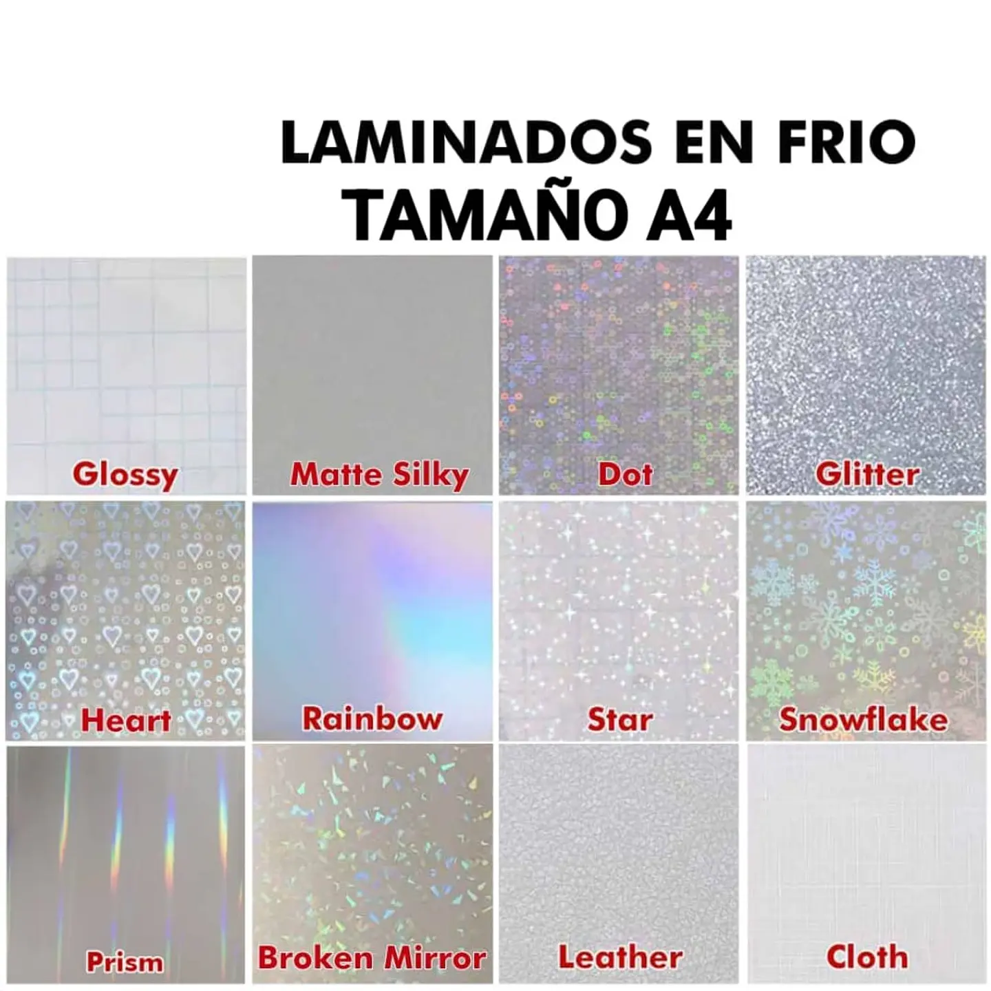 Laminados en Frio Formato A4 1