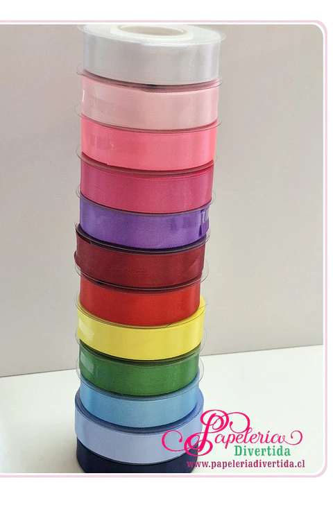 Mix de 12 cintas de satin