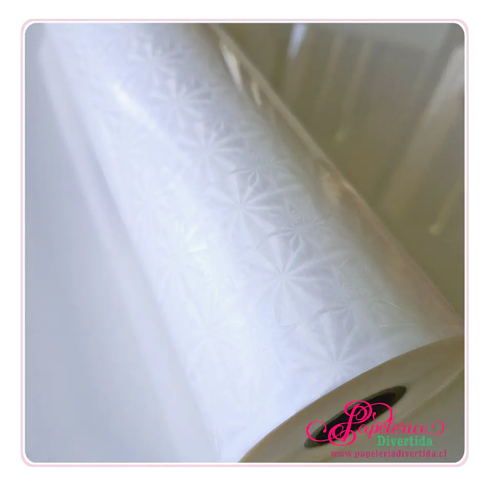 Rollo Laminado Térmico Holográfico Rollo 33cm x 150mts  2
